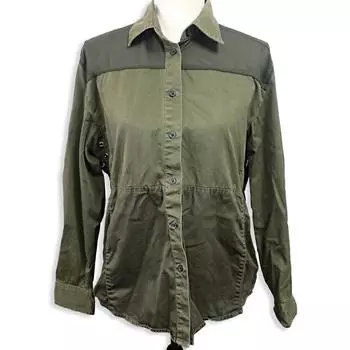 [Б/у] DIESEL прозрачная военная рубашка с длинным рукавом [b26-24]