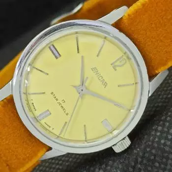 Б/У ENICAR STAR JEWELS ШВЕЙЦАРСКИЕ МУЖСКИЕ ЧАСЫ a283031-1 Артикул 535-a283031