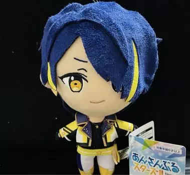Б/у Ensemble Stars Shinobu Sengoku Mascot Plush Doll Новый костюм 16 см FuRyu