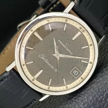 Б/У ETERNA-MATIC AUTOMATIC CENTENAIRE 61 ШВЕЙЦАРСКИЕ МУЖСКИЕ ЧАСЫ a432200-2 R110-a432200