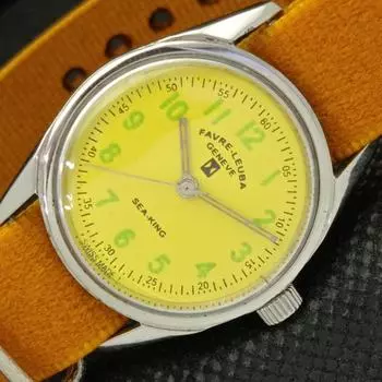 Б/У FAVRE LEUBA GENEVE SEA KING ШВЕЙЦАРСКИЕ МУЖСКИЕ ЧАСЫ a310711-1 Sku589-a310711