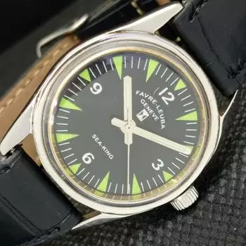 Б/У FAVRE LEUBA SEA KING 111 ШВЕЙЦАРСКИЕ МУЖСКИЕ ЧАСЫ a305715-1 Sku579-a305715