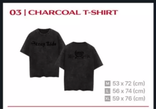 Б/у футболка STRAY KIDS dominATE Official MD Charcoal, размер M, WORLD TOUR Limited