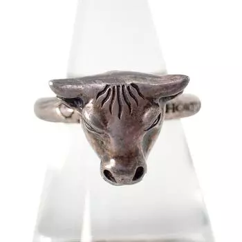 [Б/у] GUCCI/Alessandro Michele/Alessandro Michele 925 Buffalo Ring/Нет. 10/г416-91