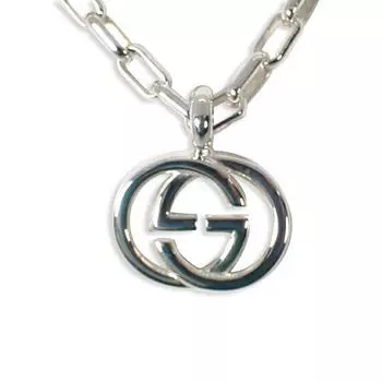 [Б/у] GUCCI SV925 переплетенный кулон/ожерелье/g418-50