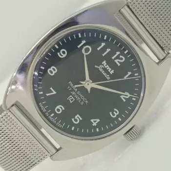 Б/У HMT JANATA ИНДИЙСКИЕ МУЖСКИЕ МЕХАНИЧЕСКИЕ ЧАСЫ a411921-1 Артикул004-a411921