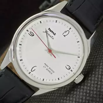 Б/У HMT JANATA индийские мужские механические часы a278706-1 Sku530-a278706