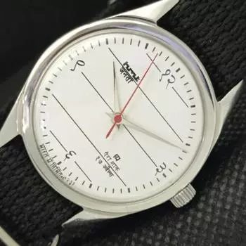 Б/У HMT JANATA индийские мужские механические часы a318140-1 Sku610c-a318140