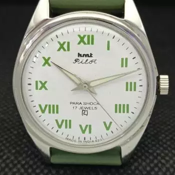 Б/У HMT PILOT INDIAN МУЖСКИЕ МЕХАНИЧЕСКИЕ ЧАСЫ a318298-1 Sku610c-a318298