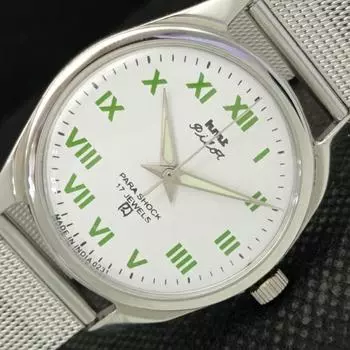 Б/У HMT PILOT INDIAN МУЖСКИЕ МЕХАНИЧЕСКИЕ ЧАСЫ a318331-1 Sku610c-a318331