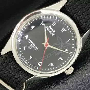 Б/у HMT PILOT ручные мужские часы индийского производства с черным циферблатом a432128-2 R110-a432128