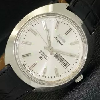 Б/У HMT RAJAT 6501 АВТОМАТИЧЕСКИЕ ИНДИЙСКИЕ МУЖСКИЕ ЧАСЫ С СЕРЕБРИСТЫМ ЦИФЕРБЛАТОМ a432554-2 R112-a432554