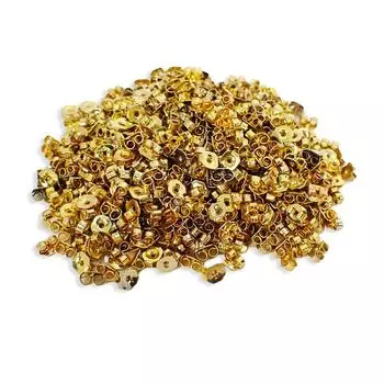 [Б/у] Имитация сережки золотого цвета [g347-38]