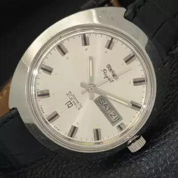 Б/у индийские HMT RAJAT 6501 автоматические мужские часы с серебристым циферблатом a432575-2 R112-a432575