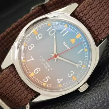 Б/У индийские мужские часы HMT с ручным заводом a432533-2 R112-a432533