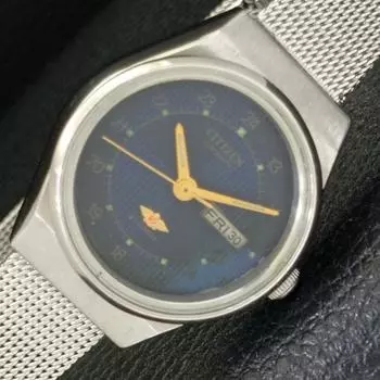 Б/у JAPAN CITIZEN AUTOMATIC 6650A ЖЕНСКИЕ ЧАСЫ DAY&DATE ОРИГИНАЛЬНЫЙ ЦИФЕРБЛАТ a432237-2 R110-a432237