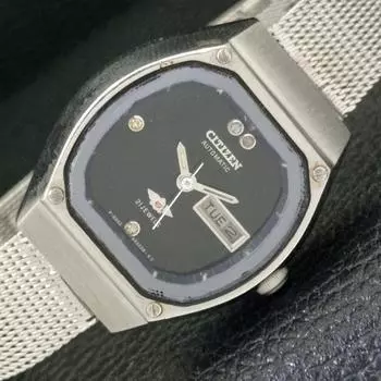 Б/у JAPAN CITIZEN AUTOMATIC 6650A ЖЕНСКИЕ ЧАСЫ DAY&DATE ОРИГИНАЛЬНЫЙ ЦИФЕРБЛАТ a432896-2 R113-a432896