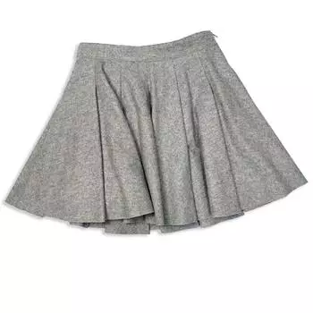 [Б/у] Юбка-клеш из плотной шерсти MUSE с боковой молнией [b36-27]