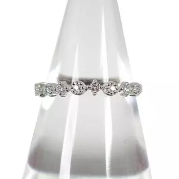 [Б/у] Кольцо с бриллиантом Pt900/0,12 карата Нет. 10.5 [г361-87]