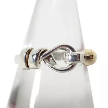 [Б/у] Кольцо TIFFANY/Tiffany 925/750 с крючками и ушками/Нет. 12/г419-77