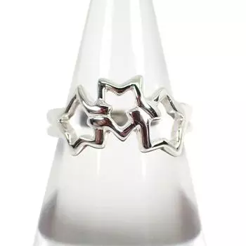[Б/у] Кольцо TIFFANY/Tiffany 925 с тремя звездами Нет. 10 [г332-50]