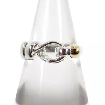 [Б/у] Кольцо TIFFANY/Tiffany 925/750 с крючками и петлями Нет. 8 [г356-66]