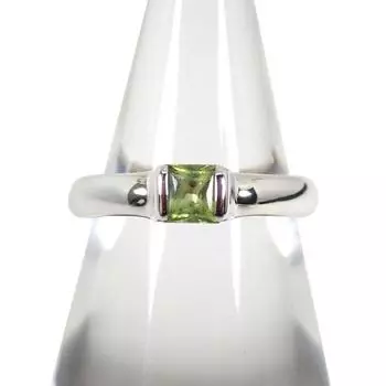 [Б/у] Кольцо TIFFANY/Tiffany 925 с перидотом Нет. 9 [г382-70]