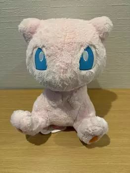 Б/у Мью большой пушистый плюшевый покемон центр 37см