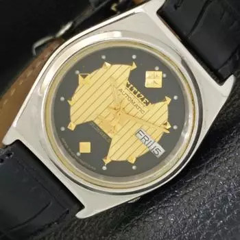 Б/у мужские часы Citizen Automatic 8200 Япония оригинальный циферблат a432594-2 R112-a432594