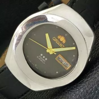 Б/у мужские часы ORIENT CRYSTAL AUTOMATIC 46941 Япония оригинальный циферблат a432881-2 R113-a432881
