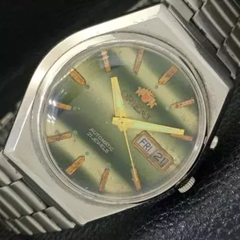 Б/у мужские часы ORIENT CRYSTAL AUTOMATIC 46941 Япония оригинальный циферблат a432889-2 R113-a432889