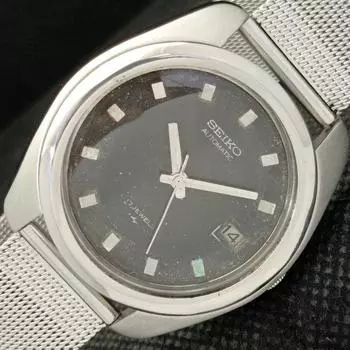 Б/у мужские часы SEIKO, старые, автоматические, 7005A, с оригинальным циферблатом, произведенные в Японии, a416103-2 R10621f-a416103