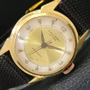 Б/у мужские швейцарские часы с ручным заводом CALUMET, оригинальный циферблат a432781-2 R113-a432781