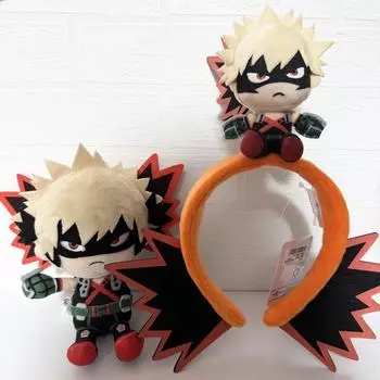 Б/у My Hero Academia Bakugo Katsuki набор мягких игрушек с повязкой на голову