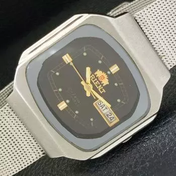 Б/у ORIENT CRYSTAL 46941 ЯПОНИЯ МУЖСКИЕ АВТОМАТИЧЕСКИЕ ОРИГИНАЛЬНЫЕ ЧАСЫ С ЦИФЕРБЛАТОМ a433061-2 R114-a433061