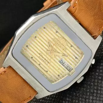 Б/у ORIENT CRYSTAL AUTO 46941 МУЖСКИЕ ЯПОНСКИЕ ОРИГИНАЛЬНЫЕ ЧАСЫ С ЦИФЕРБЛАТОМ a416174-2 R10621f-a416174