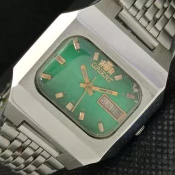 Б/у оригинальные мужские часы ORIENT CRYSTAL 46940 с автозапуском, Япония, оригинальный циферблат a416169-2 R10621f-a416169