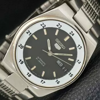 Б/У оригинальные винтажные часы SEIKO 5 AUTOMATIC JAPAN MENS ORIGINAL DIAL WATCH a433894-2 R119-a433894