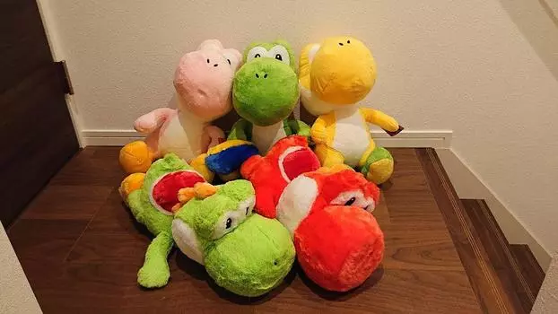 Б/у персонаж Марио Йоши плюшевая кукла оптовая продажа 5 видов набор