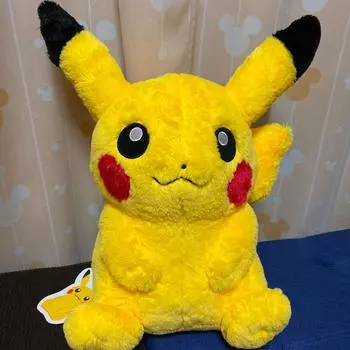 Б/у Пикачу большая пушистая плюшевая кукла мягкая игрушка Pokemon Center оригинал 44 см