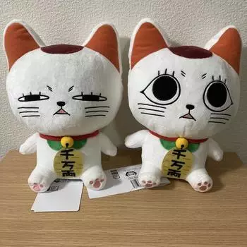 Б/у плюшевая игрушка Dandadan M Turbo Granny Beckoning Cat 28 см набор из 2 штук