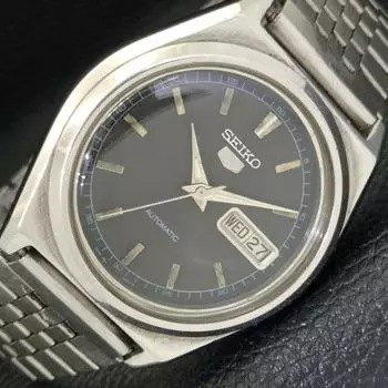 Б/У подлинные старинные автоматические мужские часы SEIKO 5 из Японии с оригинальным циферблатом a433333-2 R115-a433333