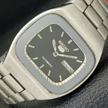 Б/У подлинные старинные автоматические мужские часы SEIKO 5 из Японии с оригинальным циферблатом a435063-2 R122-a435063