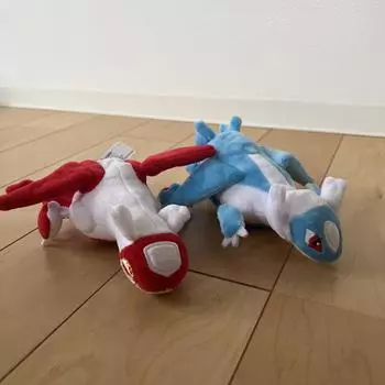 Б/у Pokemon Fit Plush Latias Latios набор из 2 штук без тега