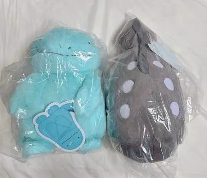 Б/у Pokemon Fluffy Plush Fuwa Fuwa Dakko Clodsire Quagsire Pokemon Center Набор из 2 штук