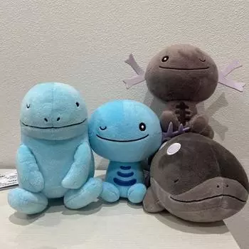 Б/у Pokemon Relaxing Time Wooper Quagsire Clodsire Мягкая кукла Набор из 4 штук 13 см