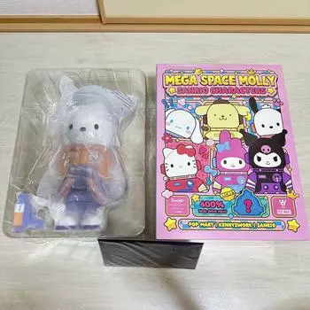 Б/у POP MART MEGA Collection 400% SPACE MOLLY Pochacco Фигурка Япония