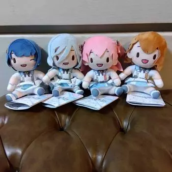 Б/у Project Sekai Fluffy Mini Plush Mascot 4 типа набор с биркой