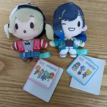 Б/у Project Sekai Fuwapuchi плюшевый талисман Azusawa Kohane Shiraishi, набор из 2 штук