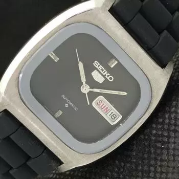 Б/у японские часы SEIKO 5 автоматические мужские старые 6309A оригинальный циферблат a416138-2 R10621f-a416138